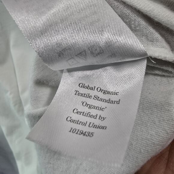 Everlane T Shirt Mens Large White Short Sleeve Crew Organic Cotton Lightweight - Picture 9 of 11